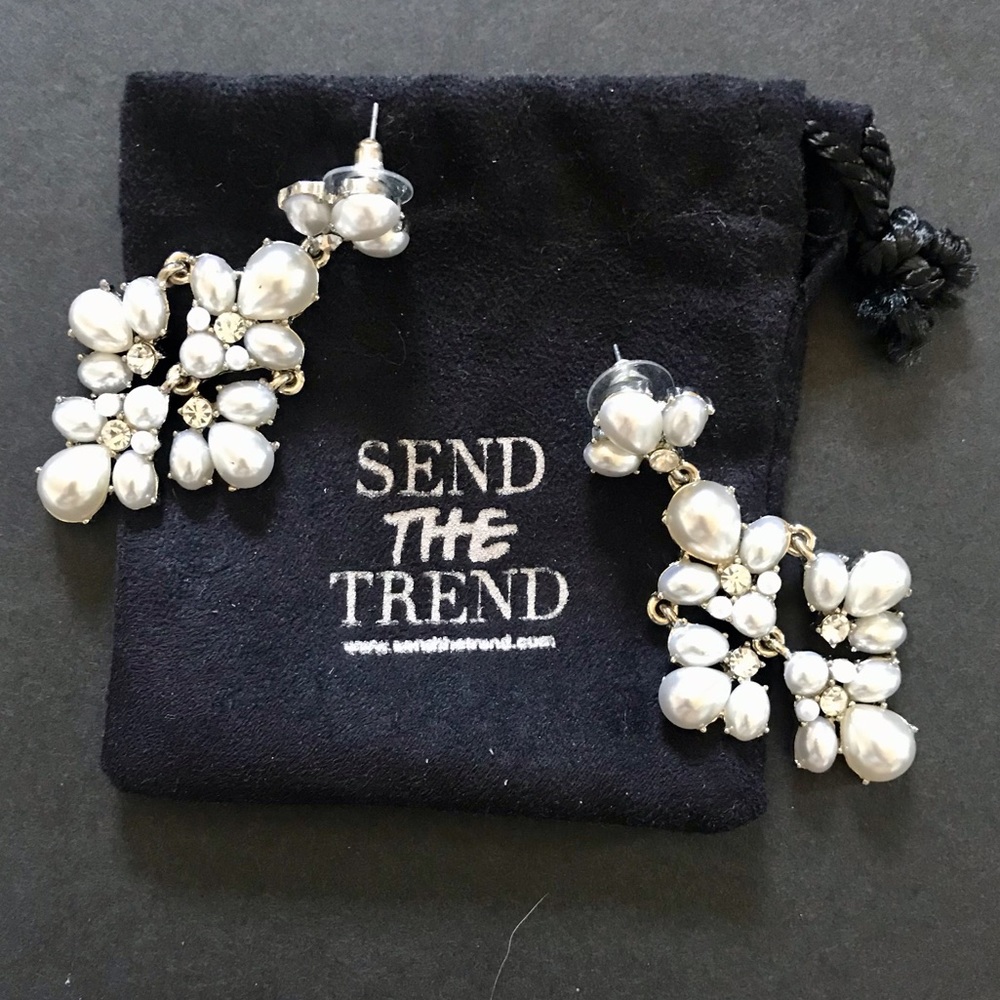 Ranjana Crystal Chandelier Earrings